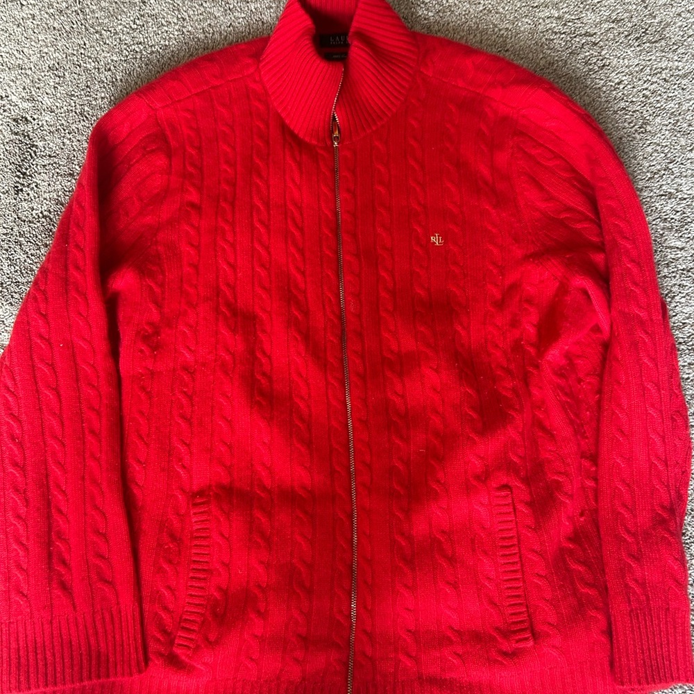Women Plus Size Ralph Lauren Cashmere Sweater